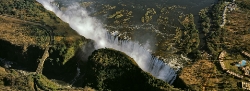070_LZmS_301 Victoria Falls & Bridge at high water aerial